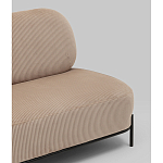 Диван Стоун велюр рельефный бежевый варинант исполнения - 3 | Loft Concept в Тюмени