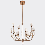 Люстра с декором в виде кристаллов из хрусталя Kenneth Crystal Stone Chandelier 20 варинант исполнения - 4 | Loft Concept в Тюмени