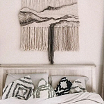 Панно Современный Гобелен ручная работа Туманное Утро варинант исполнения - 4 | Loft Concept в Тюмени