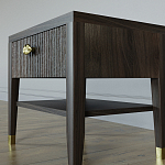 Прикроватная тумбочка с ящиком Elsa Dreams Walnut варинант исполнения - 3 | Loft Concept в Тюмени