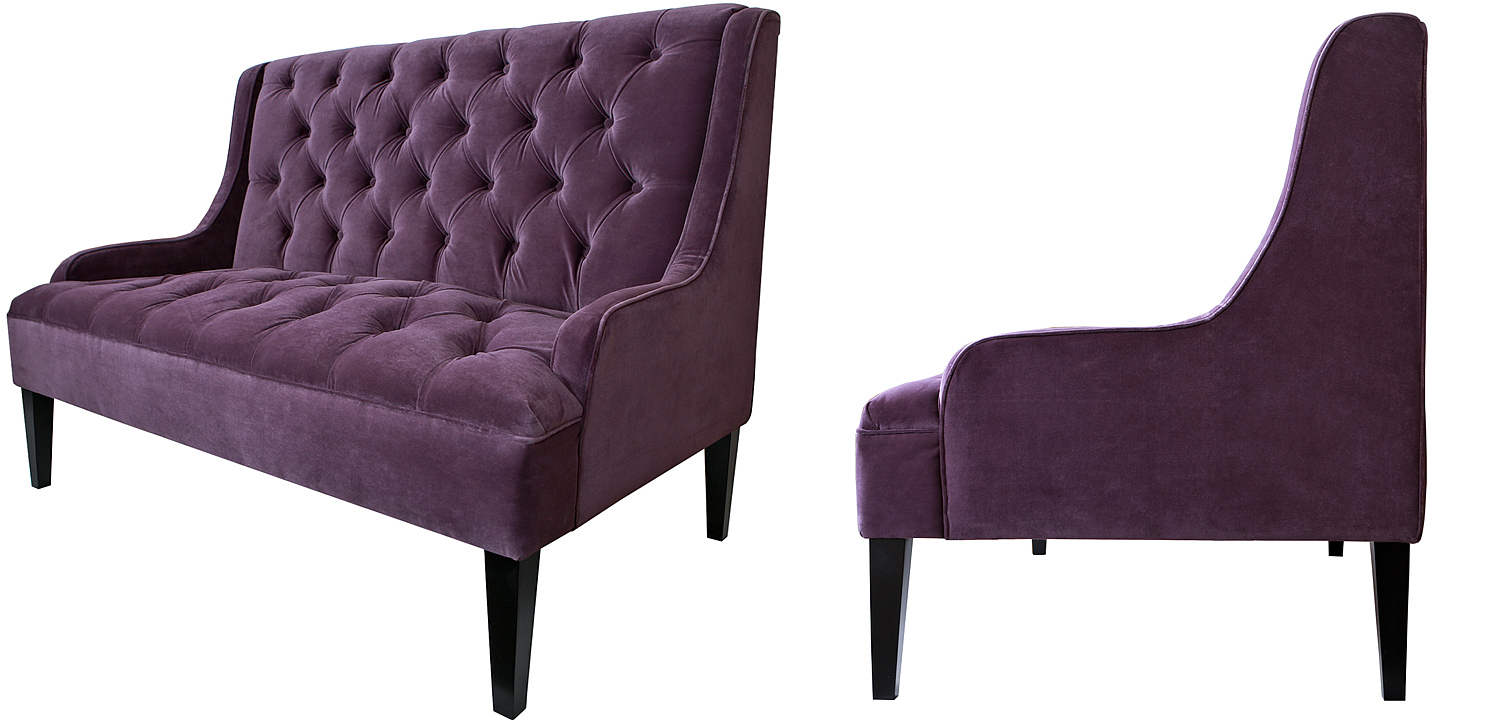 Диван Folket Sofa velour violet Диван Folket Sofa velour violet - Loft-Concept в Тюмени
