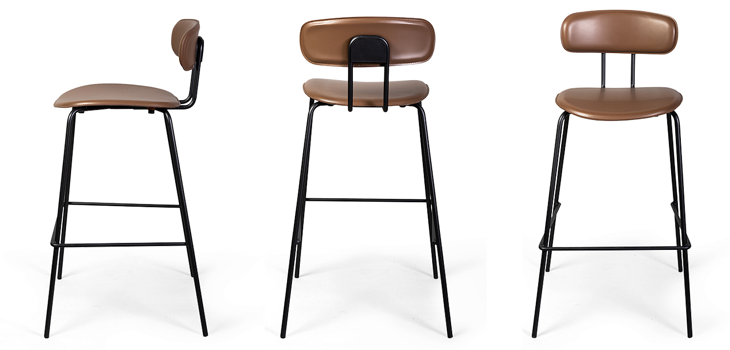 Барный стул Renis Brown Barstool Барный стул Renis Brown Barstool - Loft-Concept в Тюмени