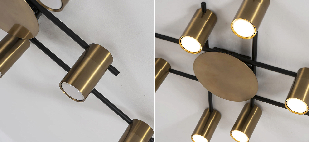 Потолочный светильник Tribes Chandelier Gold Потолочный светильник Tribes Chandelier Gold - Loft-Concept в Тюмени
