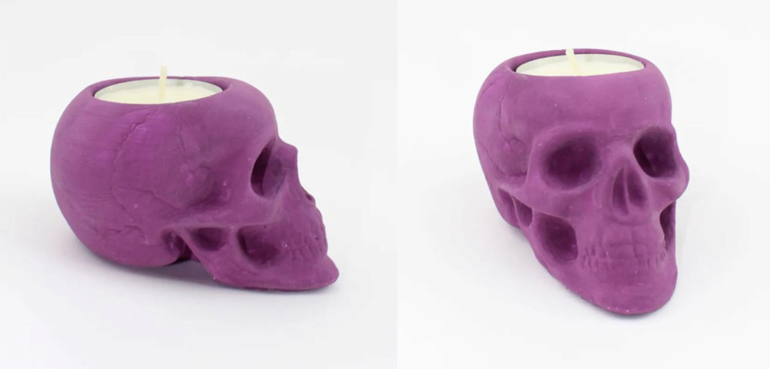 Подсвечник Purple Skull Подсвечник Purple Skull - Loft-Concept в Тюмени