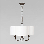 Люстра с белым текстильным абажуром Vitorino  варинант исполнения - 2 | Loft Concept в Тюмени