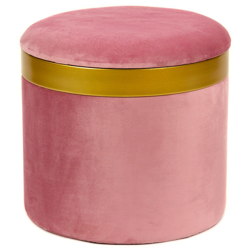 Пуф Feminine Pink Розовый (Rose) Золотой Пуф Feminine Pink Розовый (Rose) Золотой в Тюмени | Loft Concept