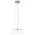 Подвесной светильник  с плоским прозрачным стеклянным плафоном Grada Light варинант исполнения - 2 | Loft Concept в Тюмени