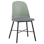 Стул из прочного пластика на металлическом основании Anora Green  варинант исполнения - 1 | Loft Concept в Тюмени