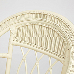 Комплект уличной мебели из ротанга Clara белый варинант исполнения - 4 | Loft Concept в Тюмени