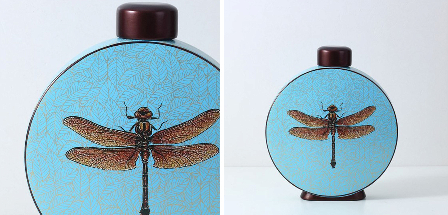 Ваза Blue Vase Dragonfly Ваза Blue Vase Dragonfly - Loft-Concept в Тюмени