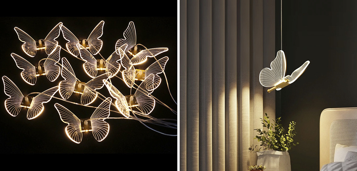 Butterfly Pendant Lamp D Butterfly Pendant Lamp D - Loft-Concept в Тюмени