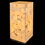 Торшер прямоугольный из натурального камня Calcite Geometry варинант исполнения - 12 | Loft Concept в Тюмени
