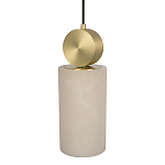 Подвесной светильник с цилиндрическим мраморным плафоном Marble square варинант исполнения - 3 | Loft Concept в Тюмени