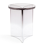 Стол журнальный круглый Acrylic Аether Smoke варинант исполнения - 3 | Loft Concept в Тюмени