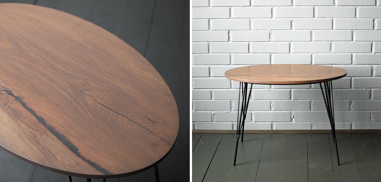 Кофейный стол Amani Industrial Metal Rust Coffee Table Кофейный стол Amani Industrial Metal Rust Coffee Table - Loft-Concept в Тюмени