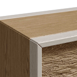 Комод 4 ящика с подсветкой на рельефном фасаде Warm Industrial варинант исполнения - 7 | Loft Concept в Тюмени