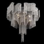 Люстра потолочная с металлическими цепочками Диаметр 99 см Atlantis Chain варинант исполнения - 3 | Loft Concept в Тюмени