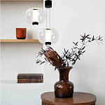 Подвесной светильник с прозрачным рифленым стеклянным плафоном Aurora Bloom варинант исполнения - 2 | Loft Concept в Тюмени