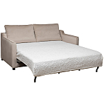 Диван двухместный раскладной светло-серый с кантом Pride варинант исполнения - 3 | Loft Concept в Тюмени