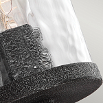 Бра с цилиндрическим плафоном из прозрачного рифленого стекла Feiss варинант исполнения - 4 | Loft Concept в Тюмени