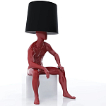Лампа MALE MANNEQUIN LAMP с абажуром варинант исполнения - 1 | Loft Concept в Тюмени