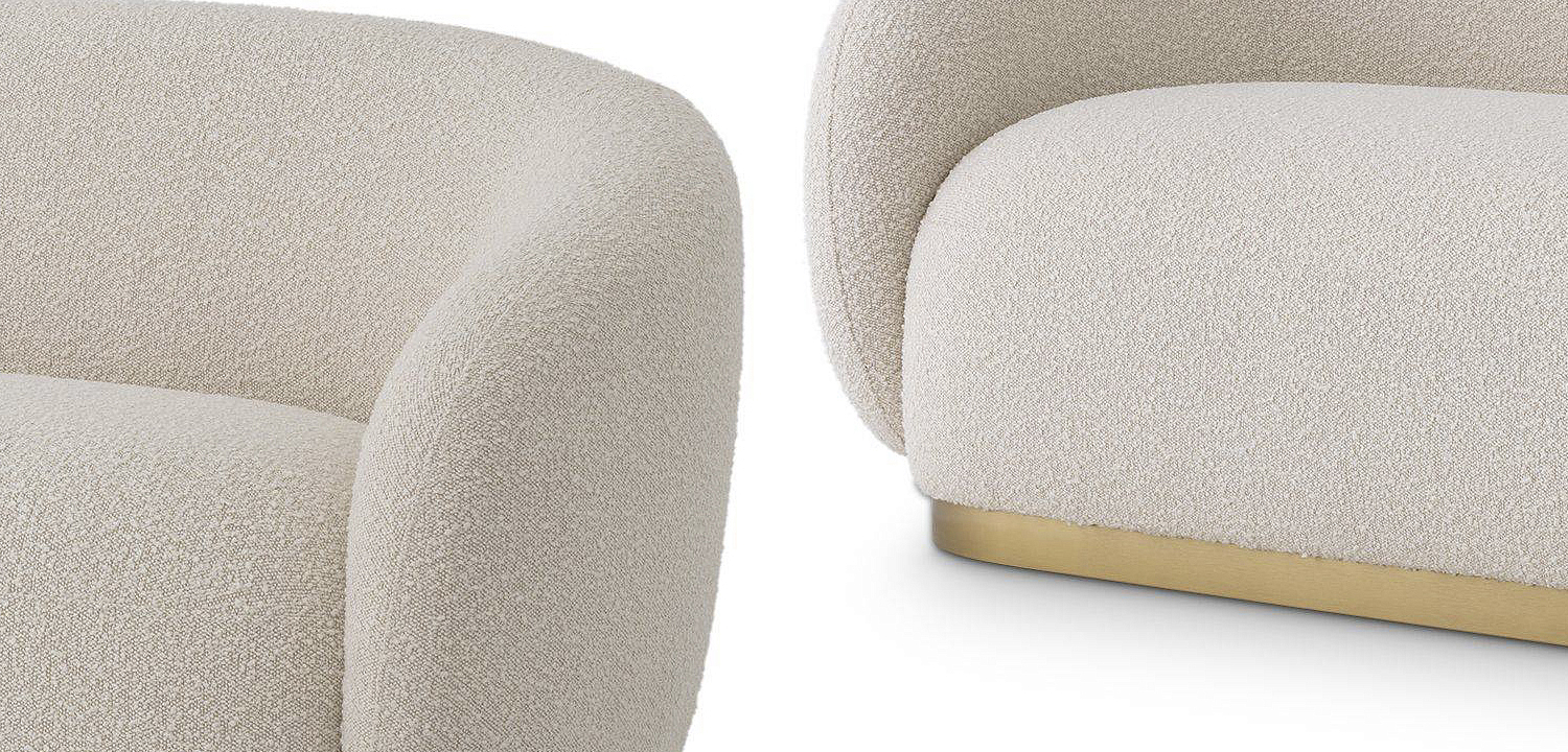 Диван Eichholtz Sofa Brice Boucle cream - Loft-Concept в Тюмени