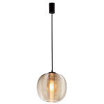 Подвесной светильник со стеклянным рельефным плафоном хром Perforated Glass 25 варинант исполнения - 2 | Loft Concept в Тюмени