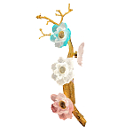 Бра с цветочным декором Miscellaneous herbs варинант исполнения - 2 | Loft Concept в Тюмени