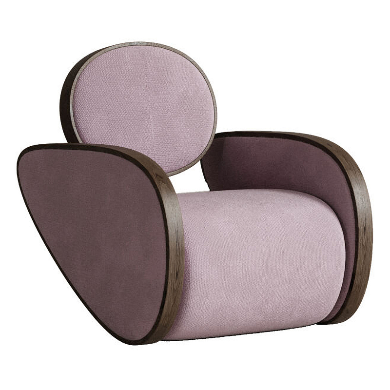 Кресло Nautilus Pink Розовый Коричневый Кресло Nautilus Pink Розовый Коричневый в Тюмени | Loft Concept