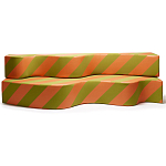 Дизайнерский модульный диван волнистой формы с цветным принтом Poltronova Superonda Sofa варинант исполнения - 4 | Loft Concept в Тюмени