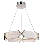 Люстра кольцевая с текстурным природным рисунком IceFlame варинант исполнения - 8 | Loft Concept в Тюмени