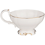 Чайный набор  белого цвета из фарфора на 6 персон 12 предметов Shine Porcelain варинант исполнения - 2 | Loft Concept в Тюмени