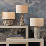 Настольная лампа с каркасом с состаренным эффектом Ancient Column варинант исполнения - 4 | Loft Concept в Тюмени