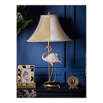 Настольная лампа с абажуром Розовый Фламинго Porcelain Flamingo Lamp варинант исполнения - 5 | Loft Concept в Тюмени