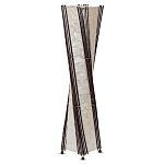 Торшер из перламутра на металлическом каркасе Indonesian Wave варинант исполнения - 1 | Loft Concept в Тюмени