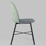 Стул из прочного пластика на металлическом основании Anora Green  варинант исполнения - 3 | Loft Concept в Тюмени