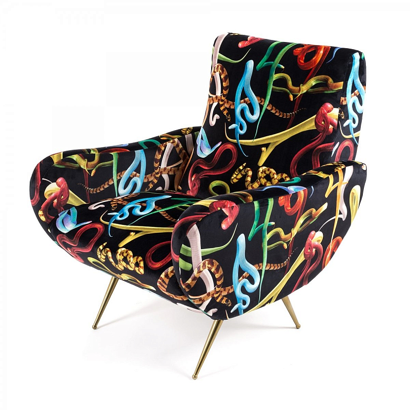 Кресло Seletti Armchair Snakes Design: Toiletpaper Мульти Кресло Seletti Armchair Snakes Design: Toiletpaper Мульти в Тюмени | Loft Concept