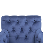 Кресло Addison Chic Armchair deep blue velour варинант исполнения - 4 | Loft Concept в Тюмени