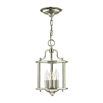 Подвесной светильник с прозрачным стеклянным цилиндрическим плафоном в классическом стиле на цепи Hinkley варинант исполнения - 21 | Loft Concept в Тюмени