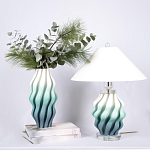 Настольная лампа с абажуром Green Wave варинант исполнения - 2 | Loft Concept в Тюмени