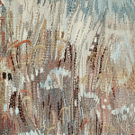 Современный Гобелен из шерсти в бежевых тонах Spring варинант исполнения - 1 | Loft Concept в Тюмени