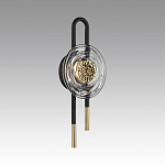 Бра с черным основанием и золотистым декором Bruno варинант исполнения - 3 | Loft Concept в Тюмени