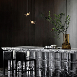 Подвесной светильник с прозрачной стеклянной птичкой Serip Voa варинант исполнения - 9 | Loft Concept в Тюмени