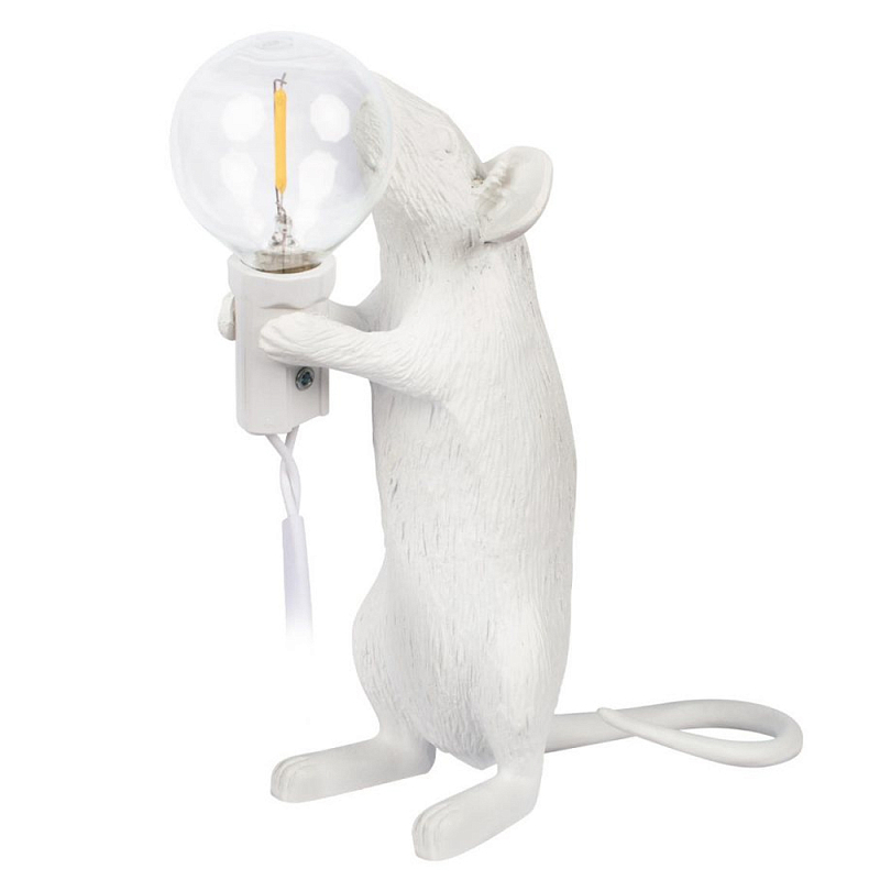 Настольная лампа Mouse gift White Белый Настольная лампа Mouse gift White Белый в Тюмени | Loft Concept