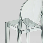 Прозрачный стул с серым оттенком LOUIS GHOST CHAIR варинант исполнения - 6 | Loft Concept в Тюмени