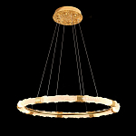 Люстра в форме кольца с золотым декором Warm Heavenly Light варинант исполнения - 9 | Loft Concept в Тюмени