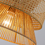 Подвесной светильник с абажуром из натуральных материалов Light Inside the Cell варинант исполнения - 6 | Loft Concept в Тюмени