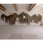 Большая дизайнерская Инсталляция из соломы RAFFIA Installation  варинант исполнения - 7 | Loft Concept в Тюмени