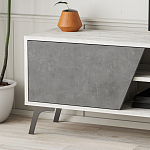 ТВ-тумба с 3-мя дверцами и полками Grey Albe TV Stand варинант исполнения - 5 | Loft Concept в Тюмени