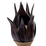 Настольная лампа черная INDONESIAN LAMPS 1 варинант исполнения - 2 | Loft Concept в Тюмени